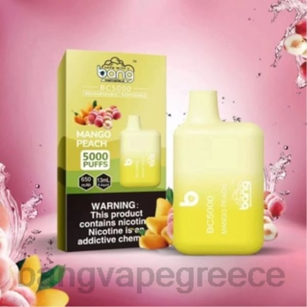 Vape With A Bang Disposable - Bang Vape Box BC5000 5% nic 5000 ρουφηξιά τύπου c επαναφορτιζόμενη 60889 αναλώσιμα