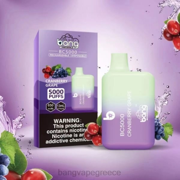 Vape With A Bang Disposable - Bang Vape Box BC5000 5% nic 5000 ρουφηξιά τύπου c επαναφορτιζόμενη 60889 αναλώσιμα