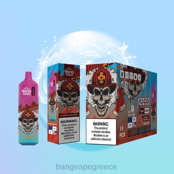 Vape Gang Greece - Bang Vape Tornado 12000 ρουφηξιές με πηνίο led & mesh 60884 αναλώσιμα