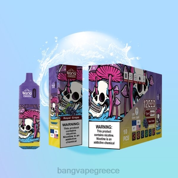 Vape Gang Greece - Bang Vape Tornado 12000 ρουφηξιές με πηνίο led & mesh 60884 αναλώσιμα