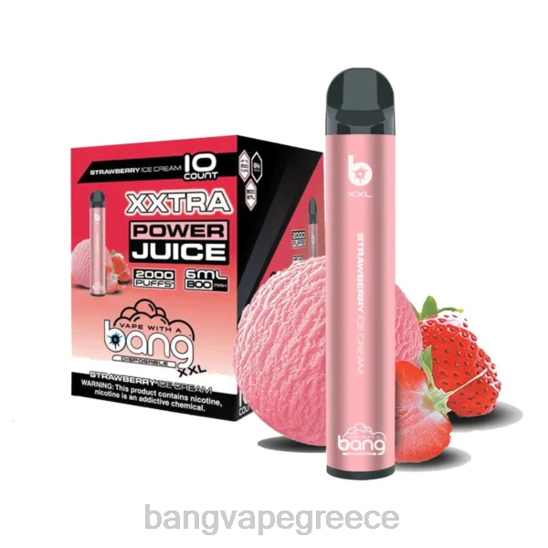 Vape Gang Athens - Bang Vape XXL 2000 ρουφηξιές 608823 παγωτό φράουλα