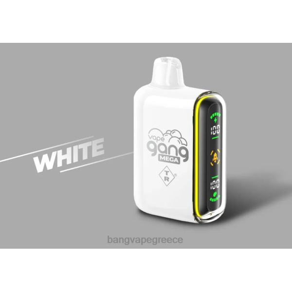Vape Bang Disposable - Vape Gang MEGA 20.000 ρουφηξιές ατμούς μιας χρήσης (κουτί των 5) 608860 άσπρο